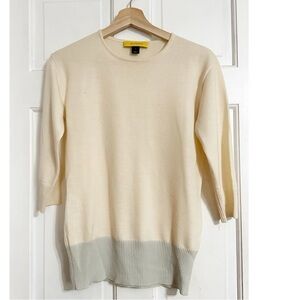 St. John Yellow Label Knit Crewneck Sweater Sz PS